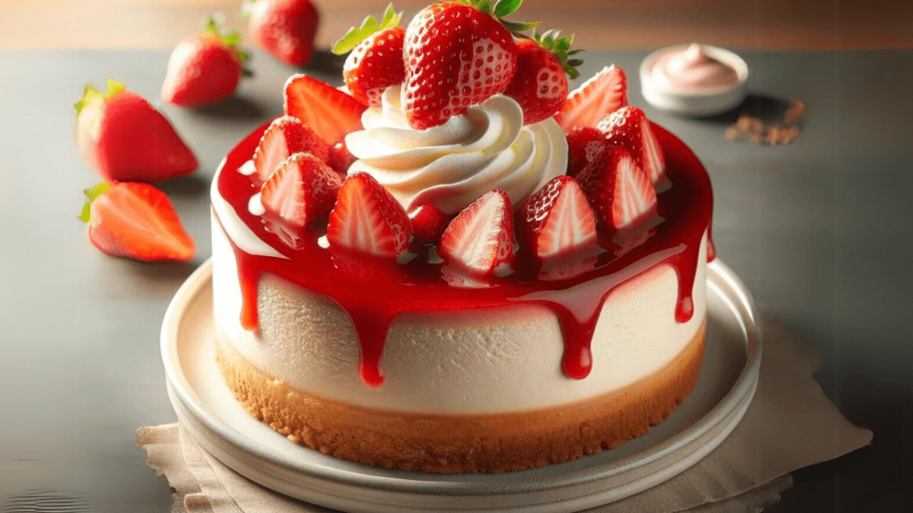 Strawberries Cheasecake