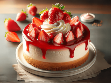 Strawberries Cheasecake